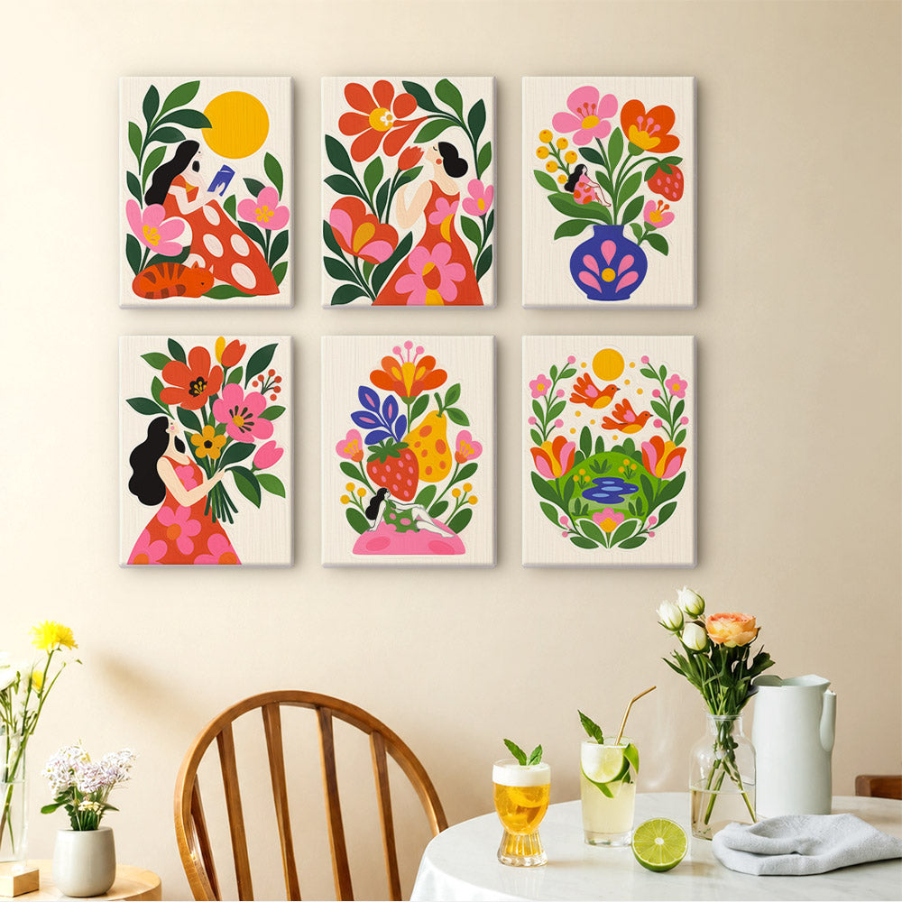 Sunny Retro Escapes mini paint by numbers – image 14