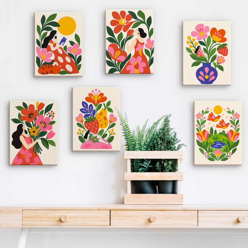 Sunny Retro Escapes mini paint by numbers – image 15