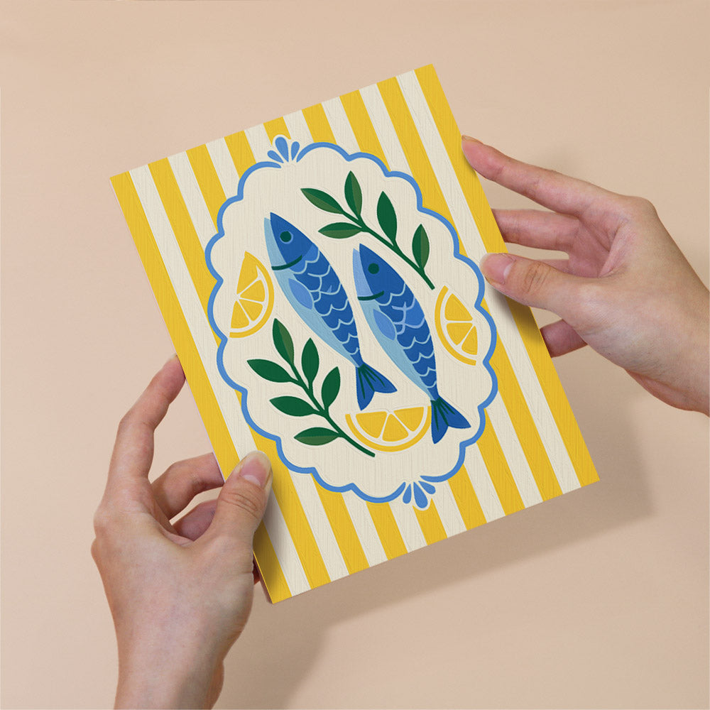 Lemons, Sardines and Moka Pots mini paint by numbers – image 6
