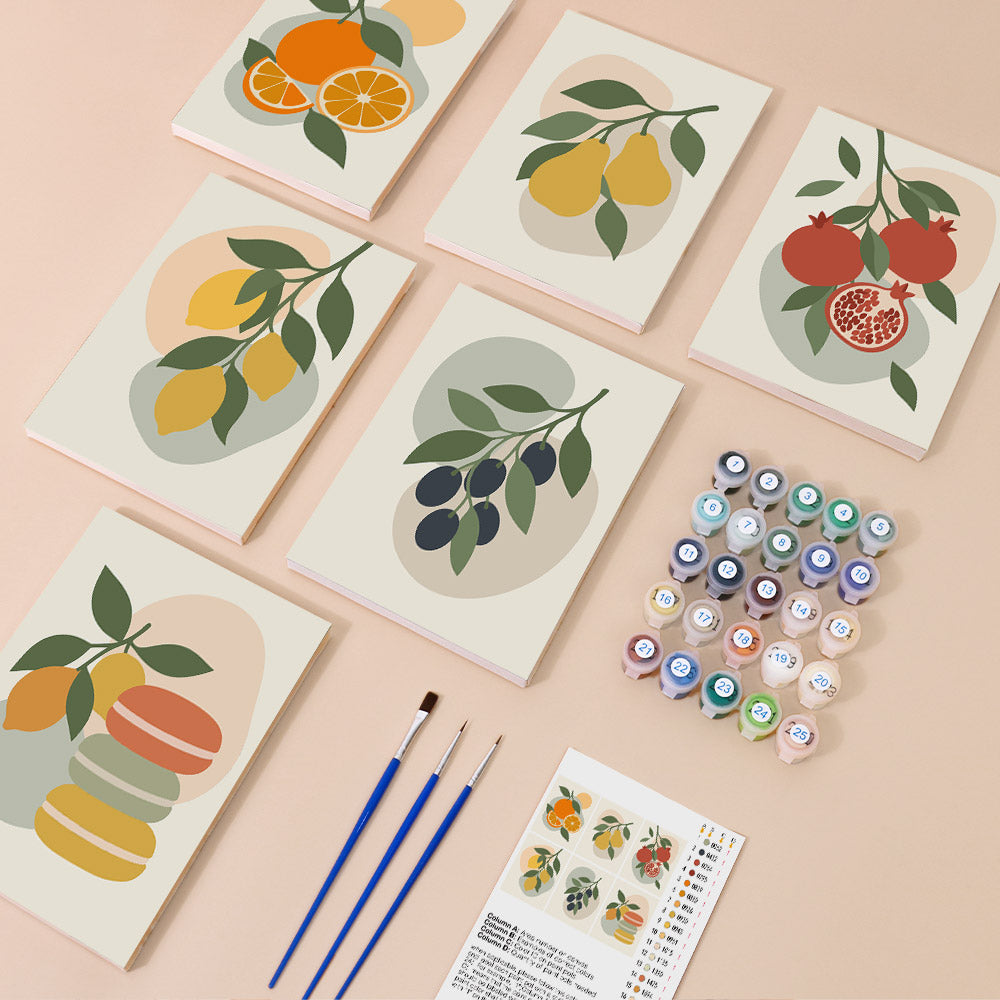 Elegant Wide Brim Portraits mini paint by numbers – image 1