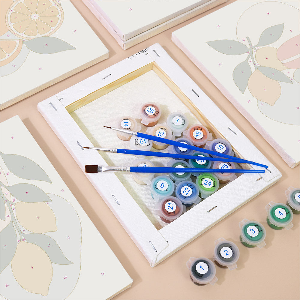 Elegant Wide Brim Portraits mini paint by numbers – image 2