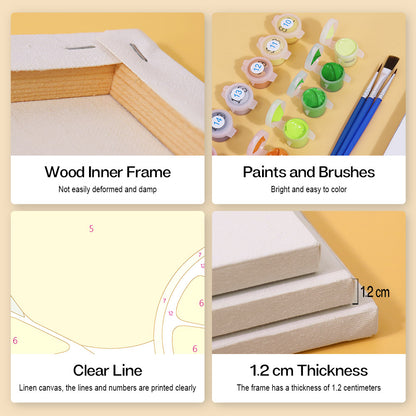 Elegant Wide Brim Portraits mini paint by numbers – image 9