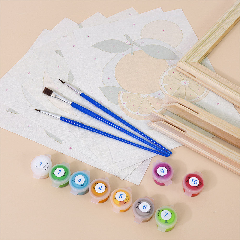 Elegant Wide Brim Portraits mini paint by numbers – image 11
