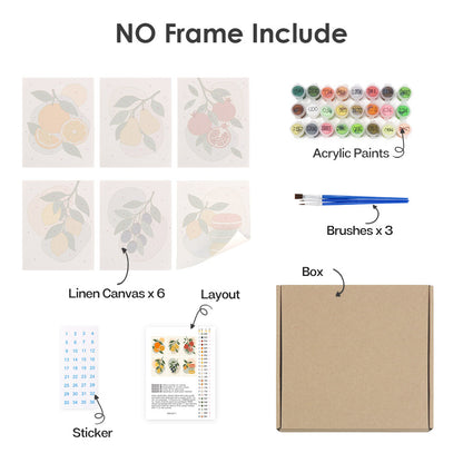 Elegant Wide Brim Portraits mini paint by numbers – image 19