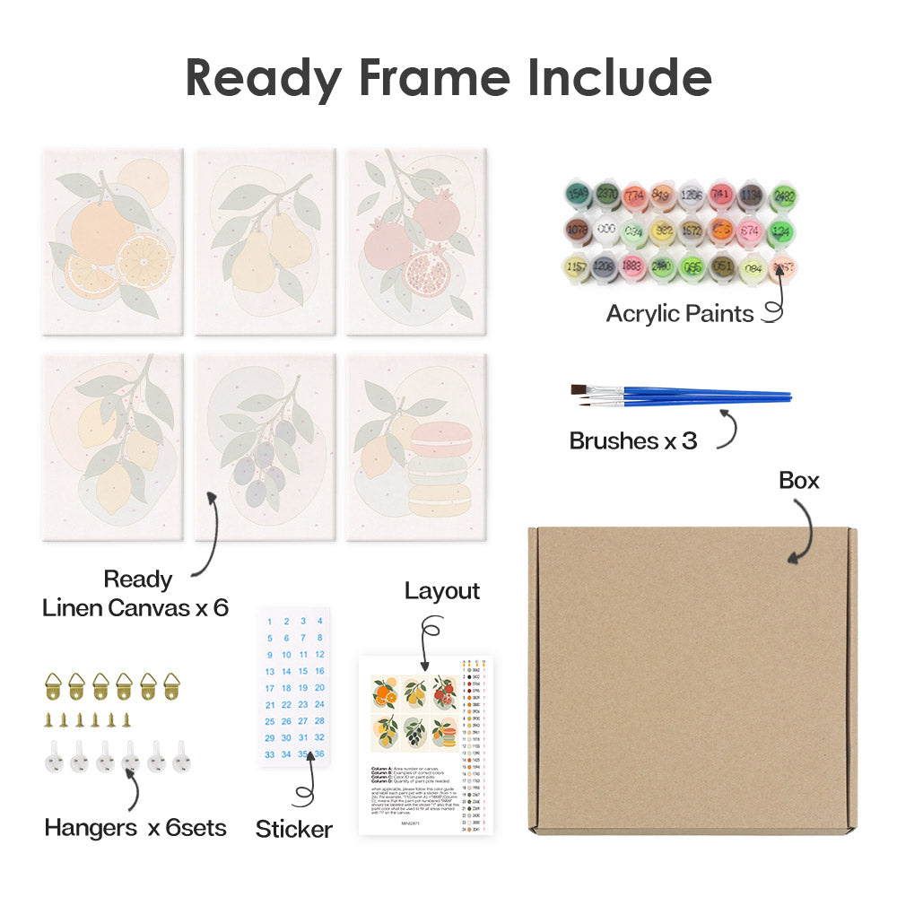 Elegant Wide Brim Portraits mini paint by numbers – image 20