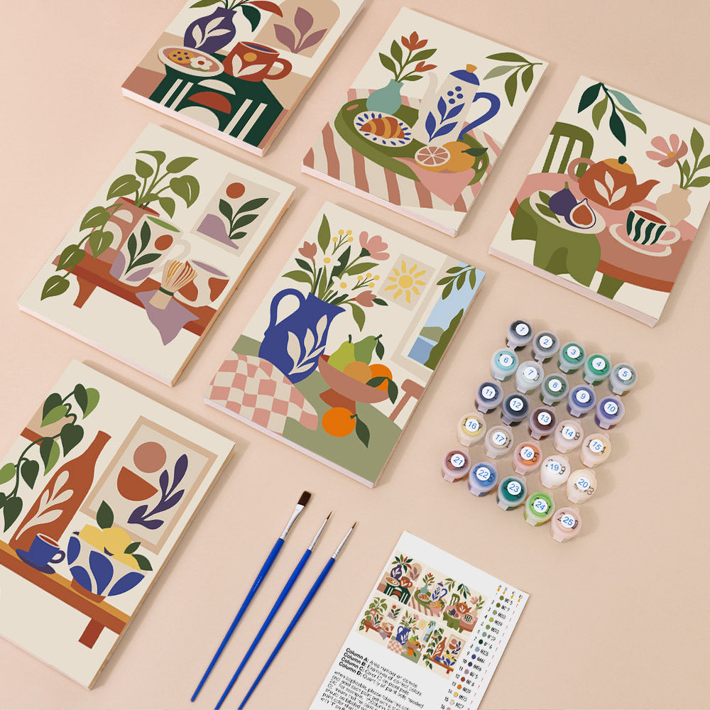 Garden Songbirds mini paint by numbers – image 1