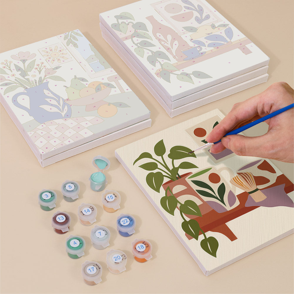 Garden Songbirds mini paint by numbers – image 4