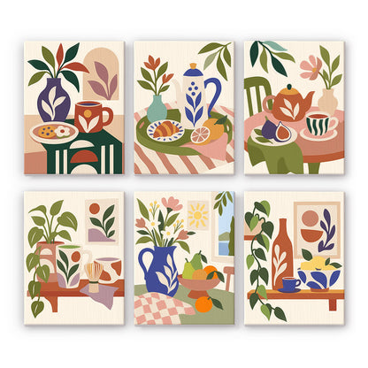Garden Songbirds mini paint by numbers – image 7