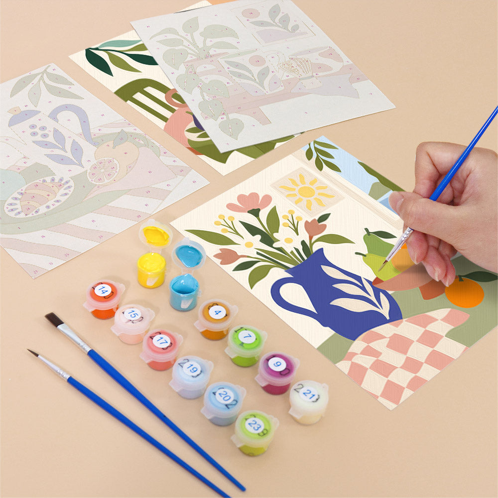 Garden Songbirds mini paint by numbers – image 12