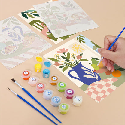 Garden Songbirds mini paint by numbers – image 12