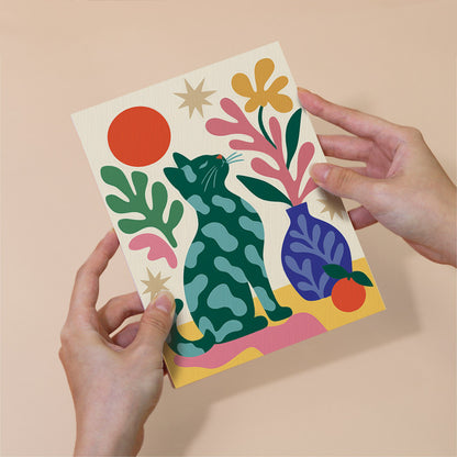 Colorful Botanical Cats mini paint by numbers – image 6
