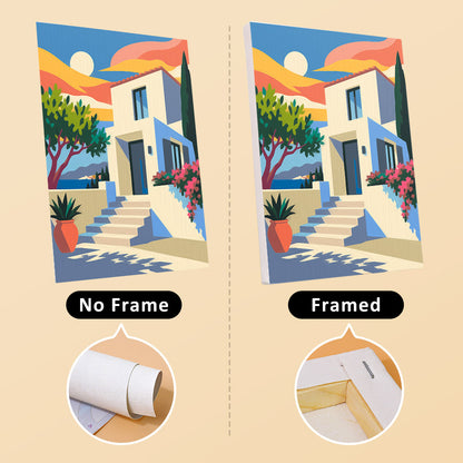 Mediterranean Village Charm mini paint by numbers – image 13