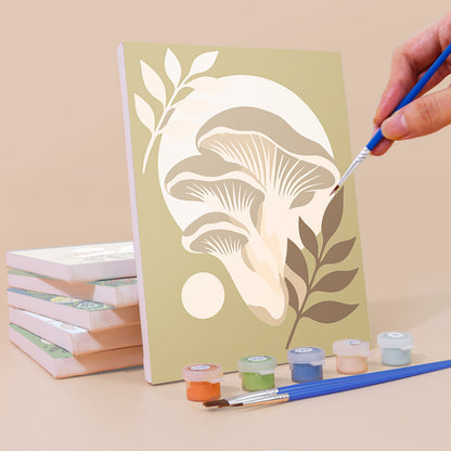 Whimsical Mushroom Forest mini paint by numbers – image 3
