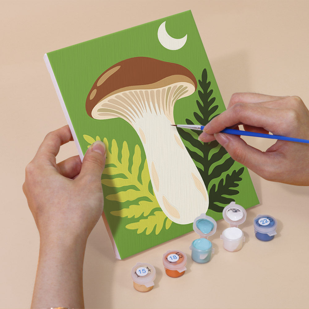 Whimsical Mushroom Forest mini paint by numbers – image 5