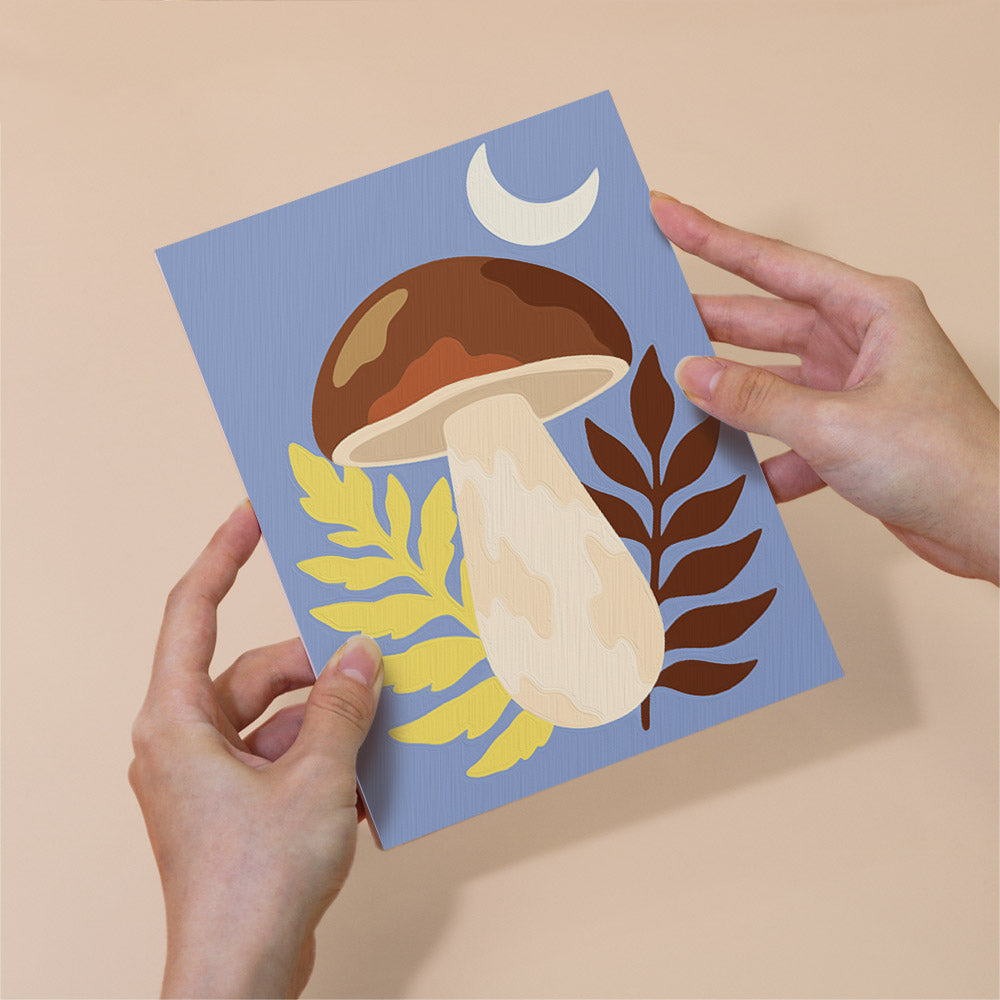 Whimsical Mushroom Forest mini paint by numbers – image 6