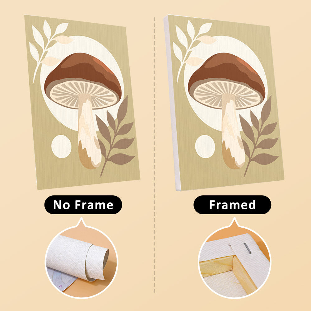 Whimsical Mushroom Forest mini paint by numbers – image 13