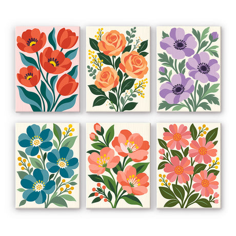 Bright Floral Bouquets mini paint by numbers – image 7