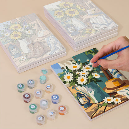 Country Sunflowers mini paint by numbers – image 4