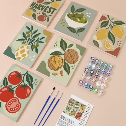 Mediterranean Harvest mini paint by numbers – image 1