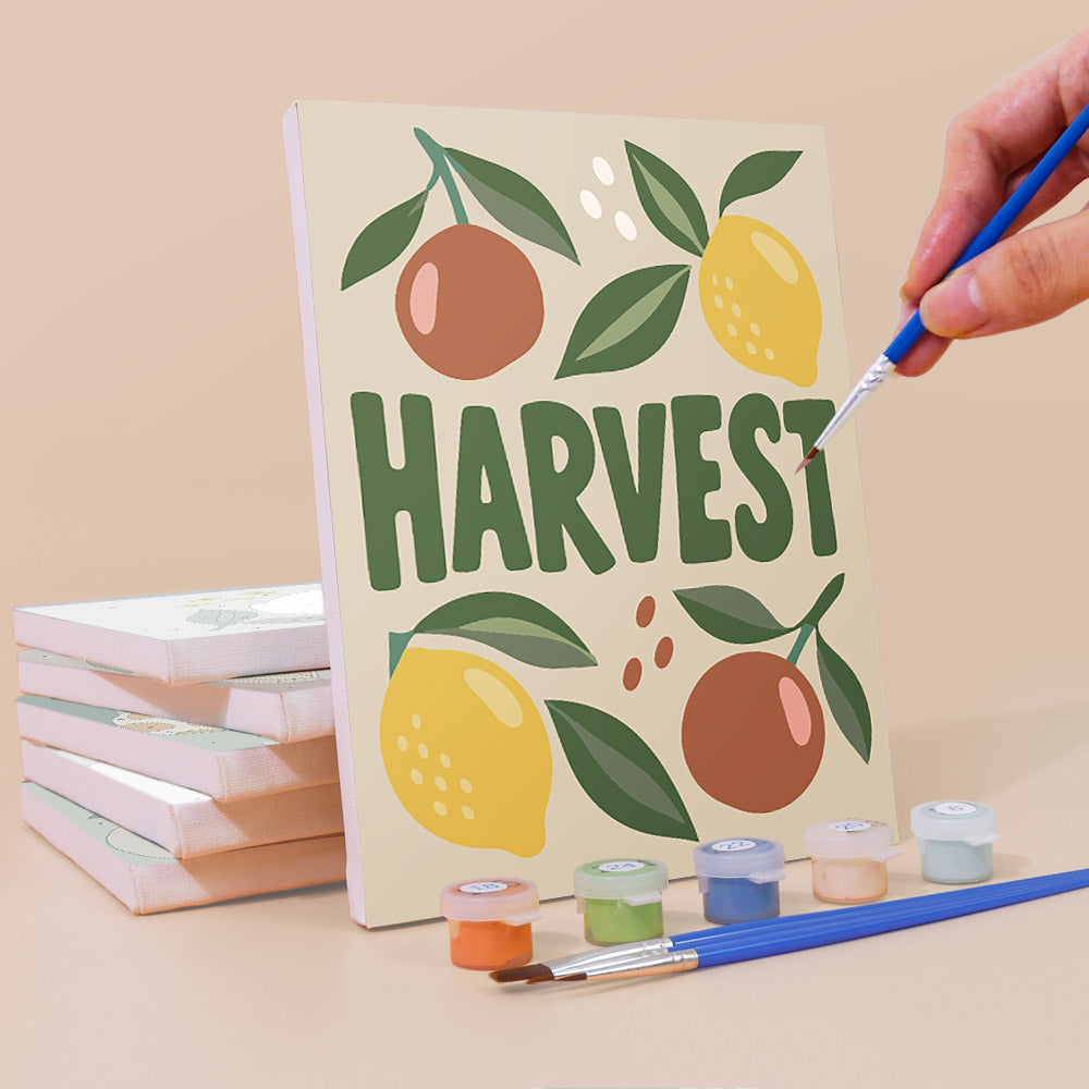 Mediterranean Harvest mini paint by numbers – image 3