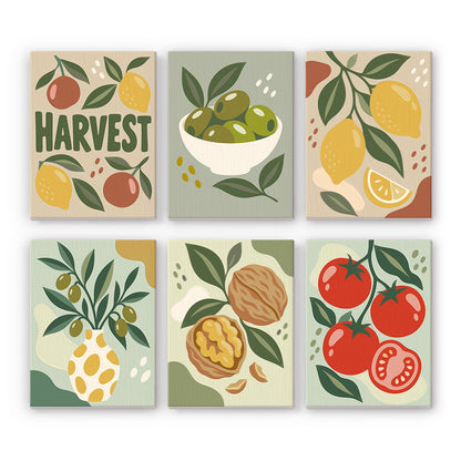 Mediterranean Harvest mini paint by numbers – image 7