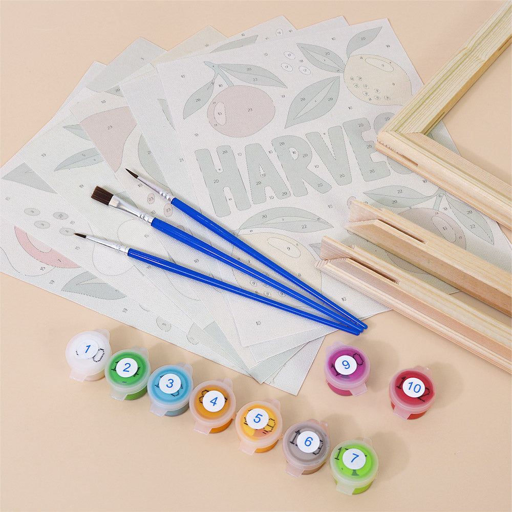 Mediterranean Harvest mini paint by numbers – image 11