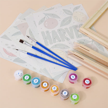 Mediterranean Harvest mini paint by numbers – image 11