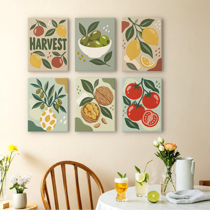 Mediterranean Harvest mini paint by numbers – image 14