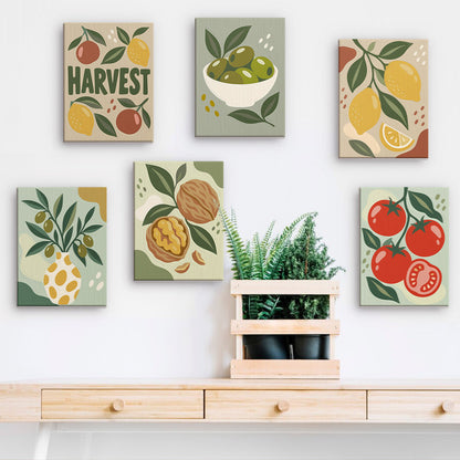 Mediterranean Harvest mini paint by numbers – image 15