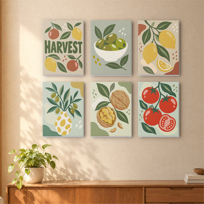 Mediterranean Harvest mini paint by numbers – image 16