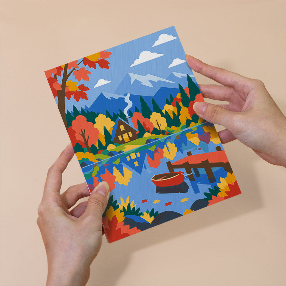 Colorful Scenic Journeys mini paint by numbers – image 6
