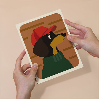 Fashionable Dogs mini paint by numbers – image 6