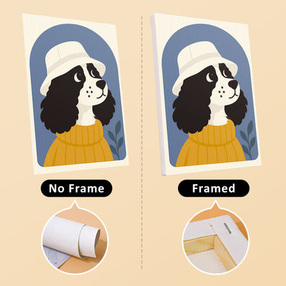 Fashionable Dogs mini paint by numbers – image 13