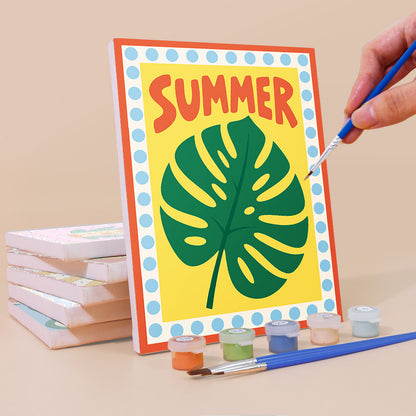 Retro Summer Sayings mini paint by numbers – image 3
