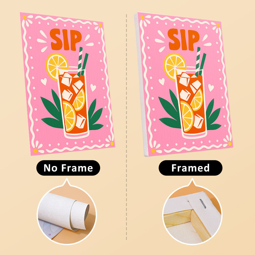 Retro Summer Sayings mini paint by numbers – image 13