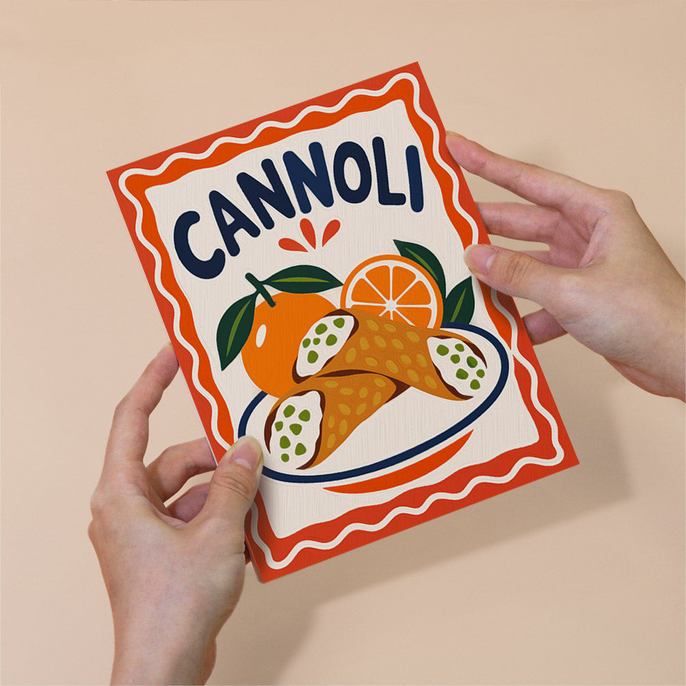 Pasta, Cannoli and Olive Oil mini paint by numbers – image 6