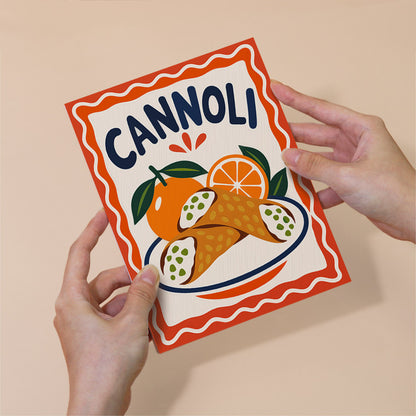 Pasta, Cannoli and Olive Oil mini paint by numbers – image 6
