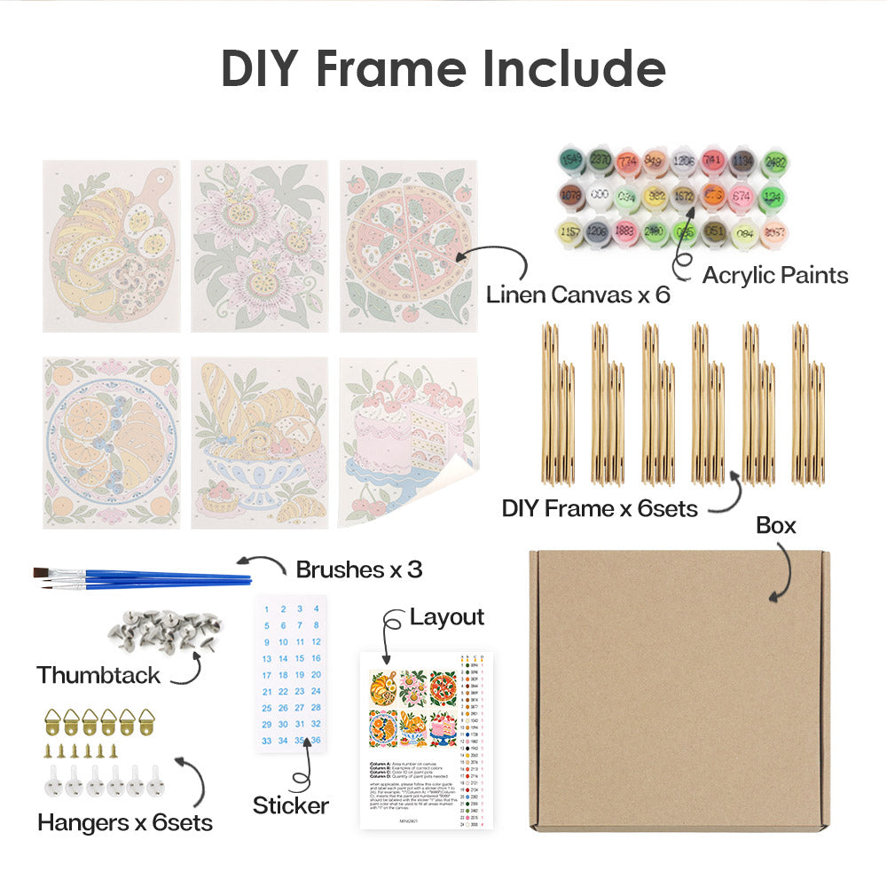 Whimsical Bakery Delights mini paint by numbers – image 18