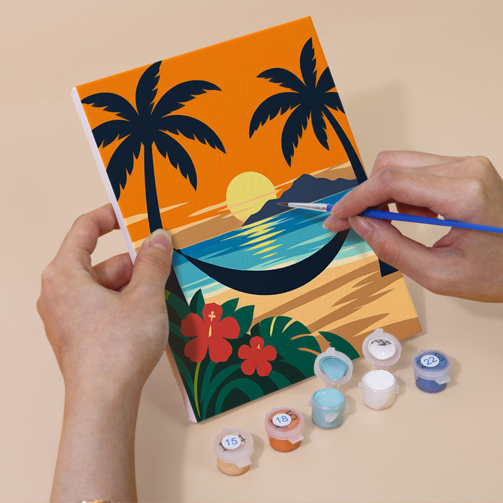 Retro Coastal Getaways mini paint by numbers – image 5