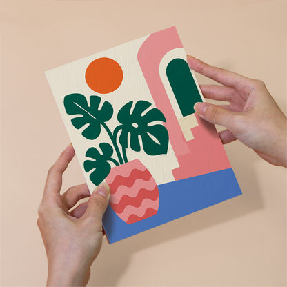 Bold Tropical Abstracts mini paint by numbers – image 6