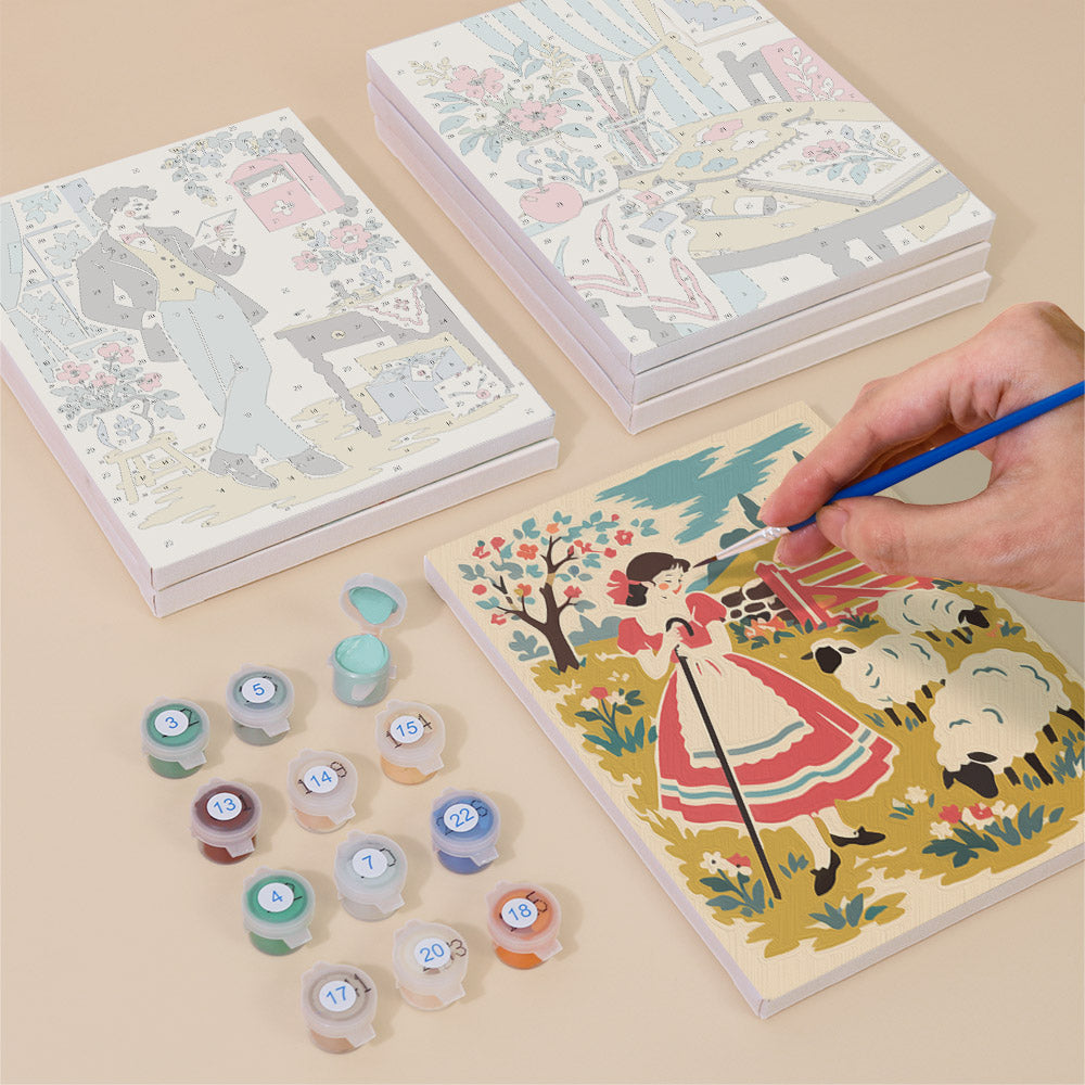 Vintage Creative Moments mini paint by numbers – image 4