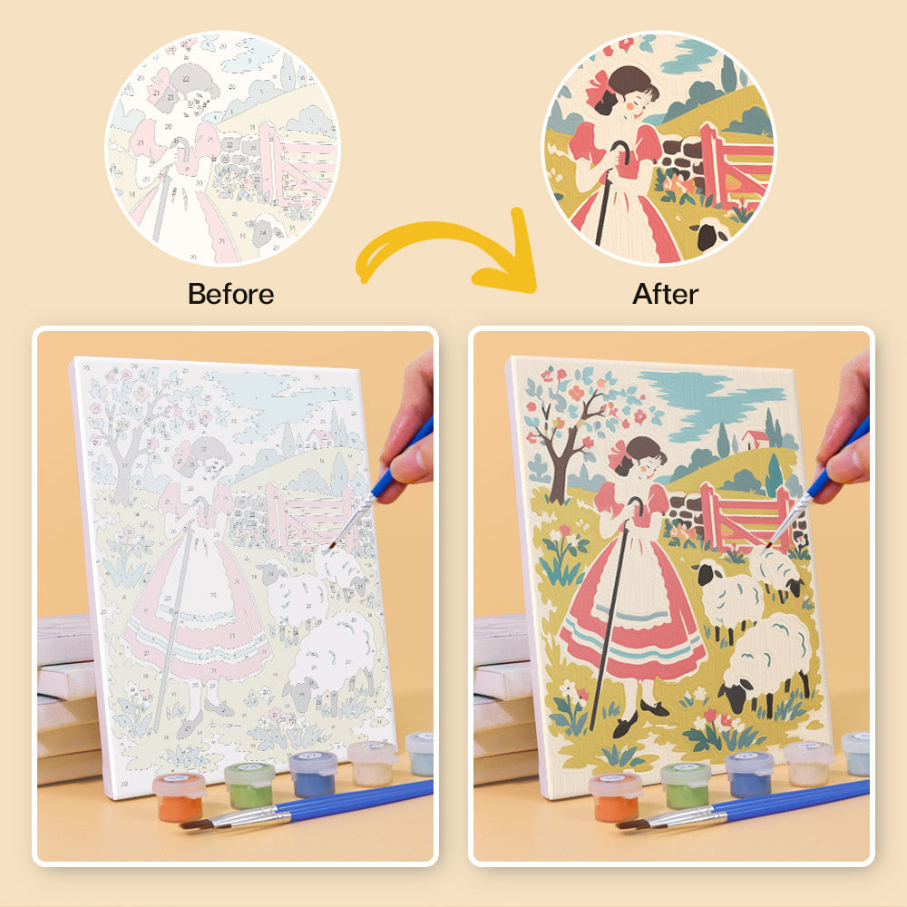 Vintage Creative Moments mini paint by numbers – image 10