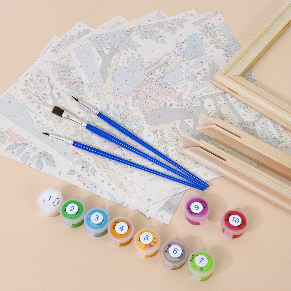 Vintage Creative Moments mini paint by numbers – image 11