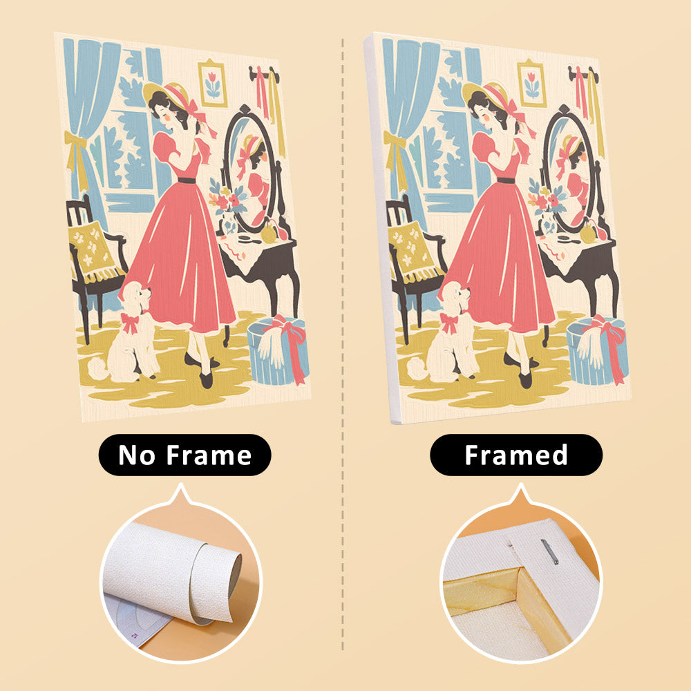 Vintage Creative Moments mini paint by numbers – image 13