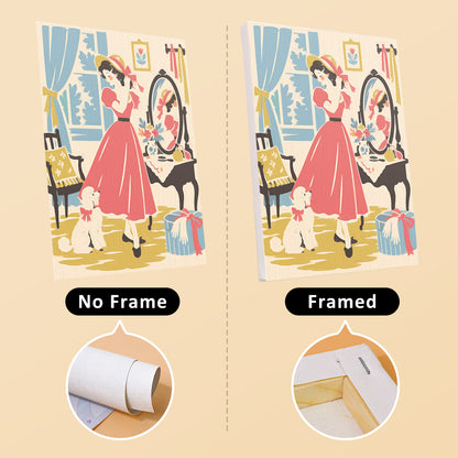 Vintage Creative Moments mini paint by numbers – image 13