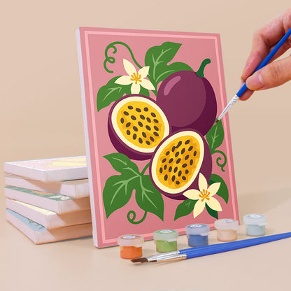 Tropical Fruit Prints mini paint by numbers – image 3