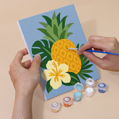 Tropical Fruit Prints mini paint by numbers – image 5