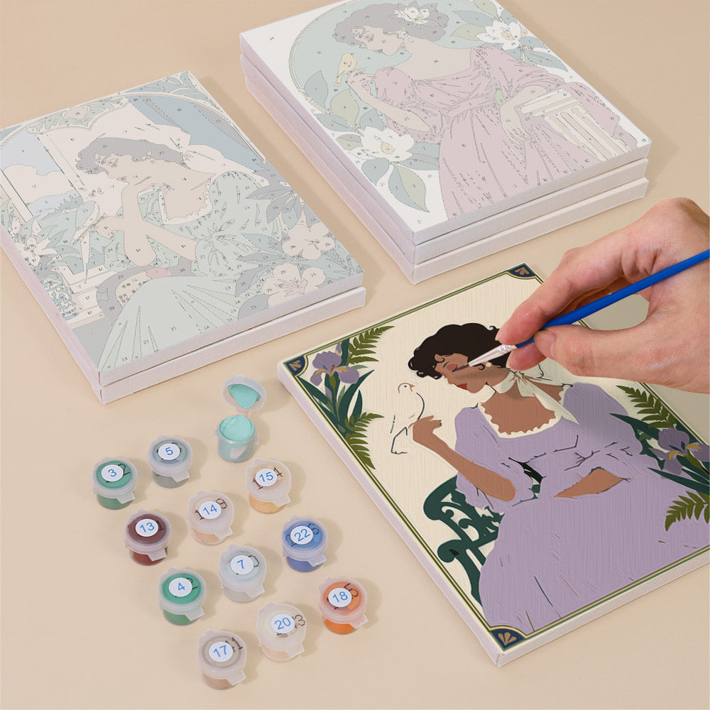 Tropical Elegance mini paint by numbers – image 4