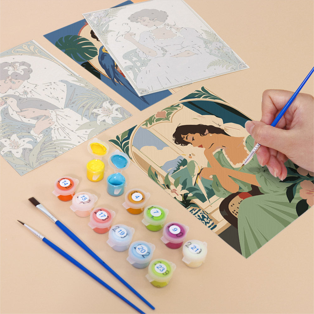 Tropical Elegance mini paint by numbers – image 12