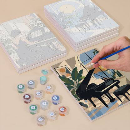 Piano Room Moments mini paint by numbers – image 4